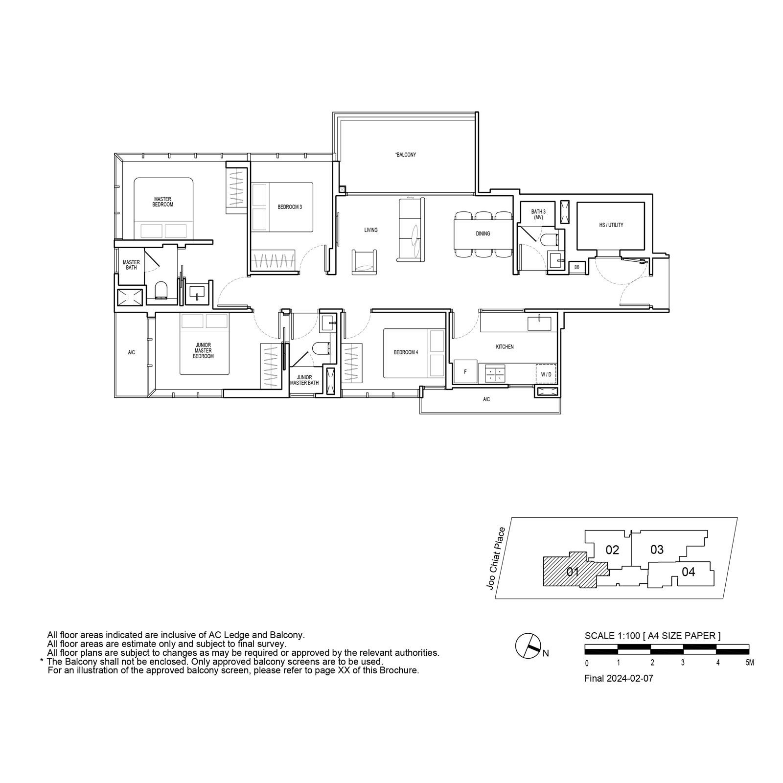 4BR Floor Plan